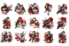 Valentine Birds Clipart Bundle - CraftNest - Digital Crafting and Art