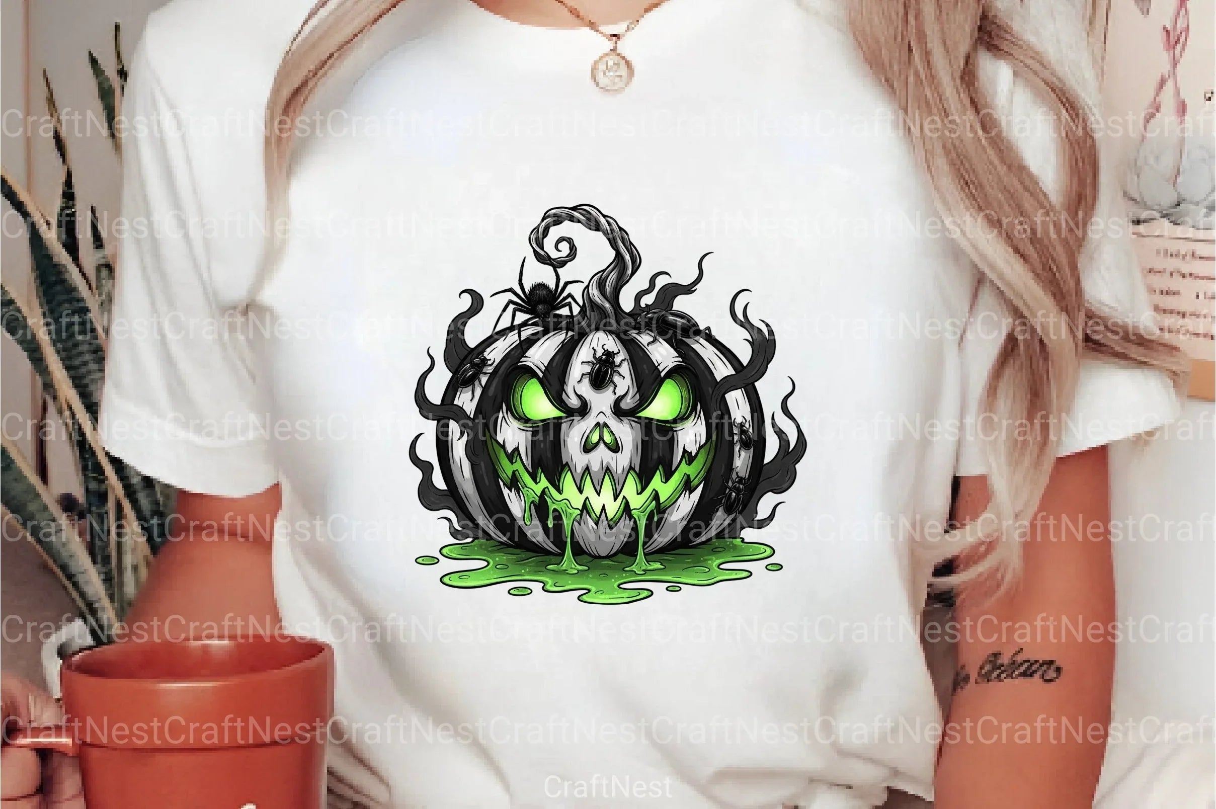 Spooky Pumpkin Halloween Clipart Bundle - CraftNest - Digital Crafting and Art