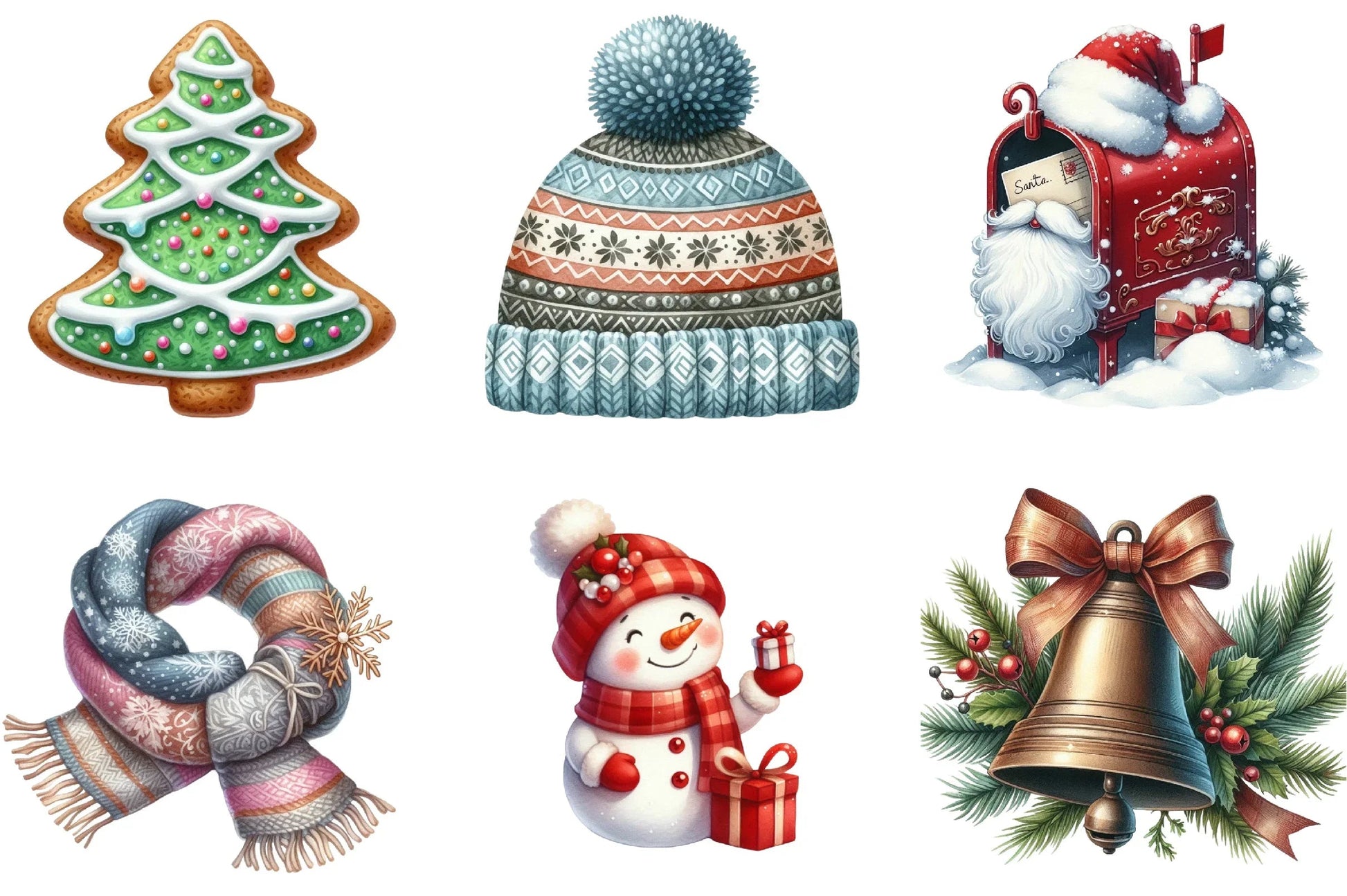 Christmas Winter Clipart Bundle - CraftNest - Digital Crafting and Art