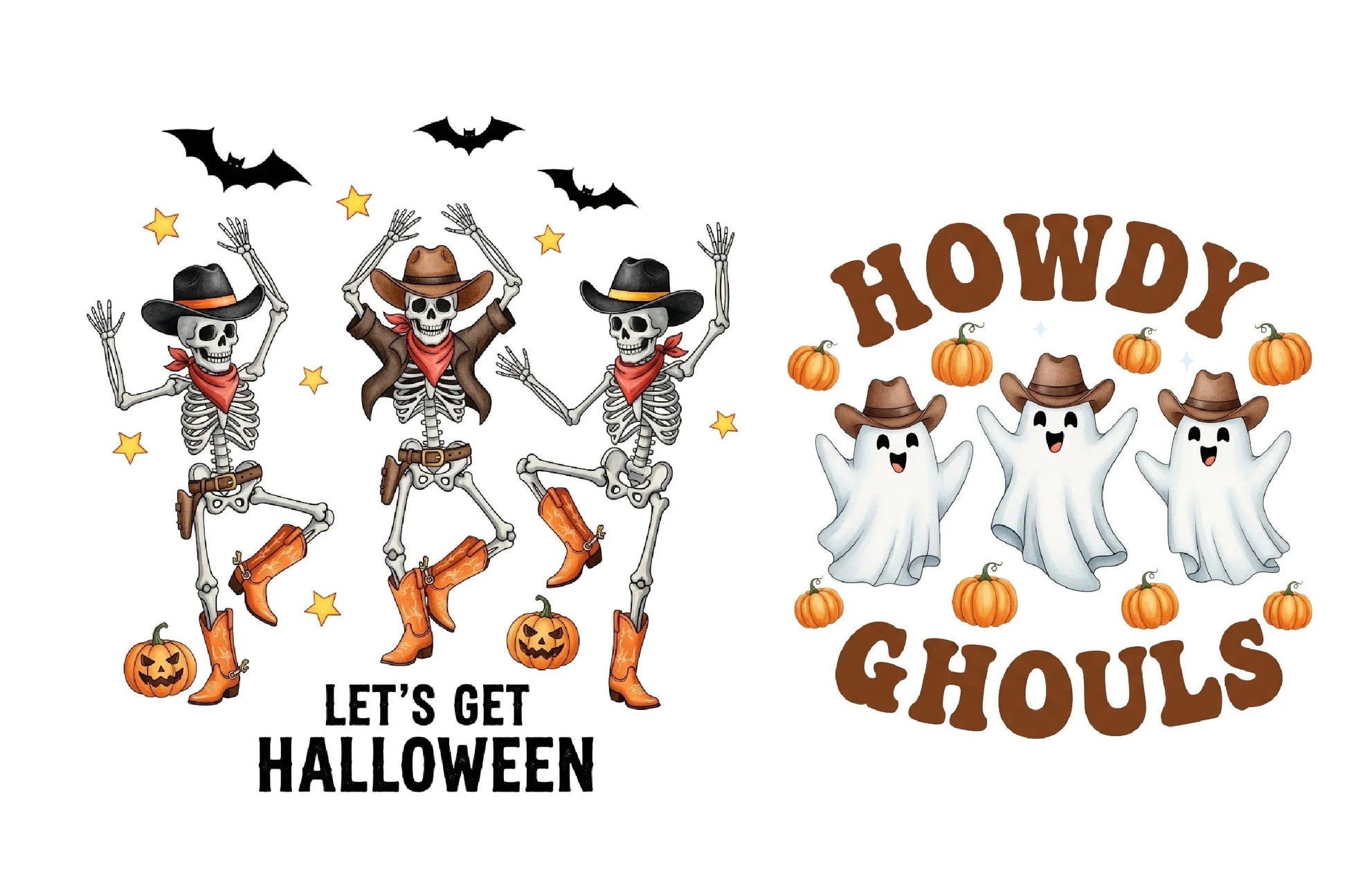 Western Halloween Quotes Clipart Bundle - CraftNest - Digital Crafting and Art