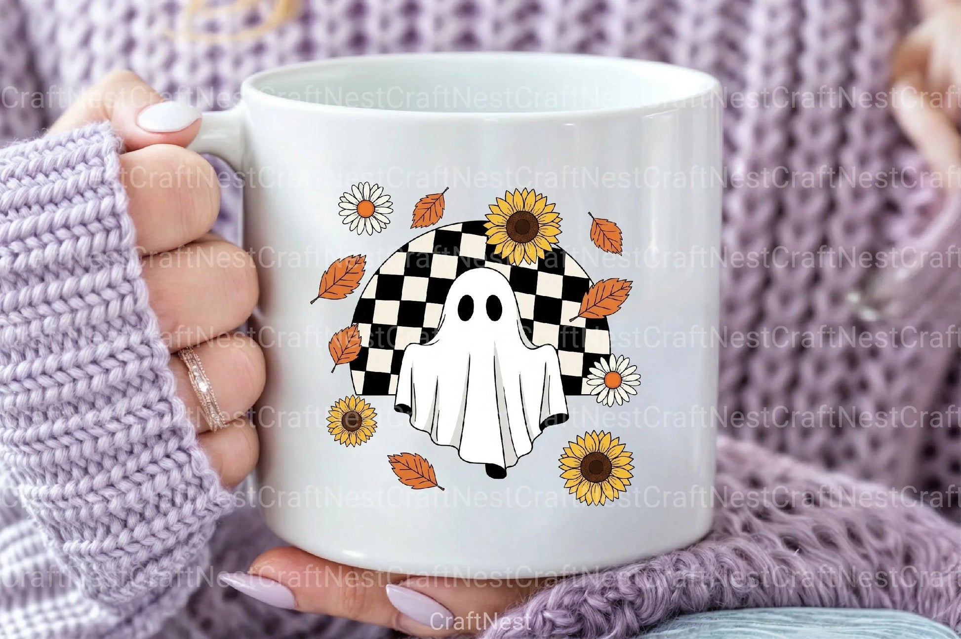 Halloween Ghost Girly Clipart Bundle - CraftNest - Digital Crafting and Art