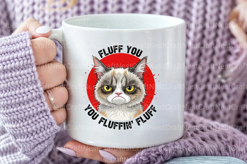 Funny Cat Quotes Clipart Bundle 1 - CraftNest - Digital Crafting and Art