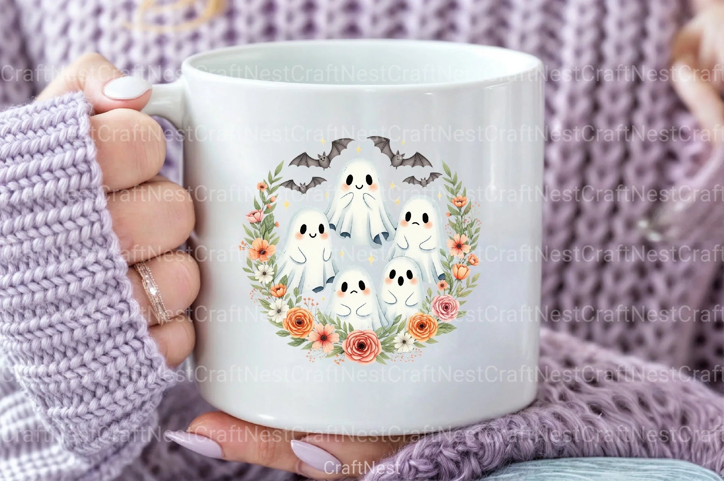 Ghost Spooky Season Pumpkin Halloween Clipart Bundle - CraftNest - Digital Crafting and Art