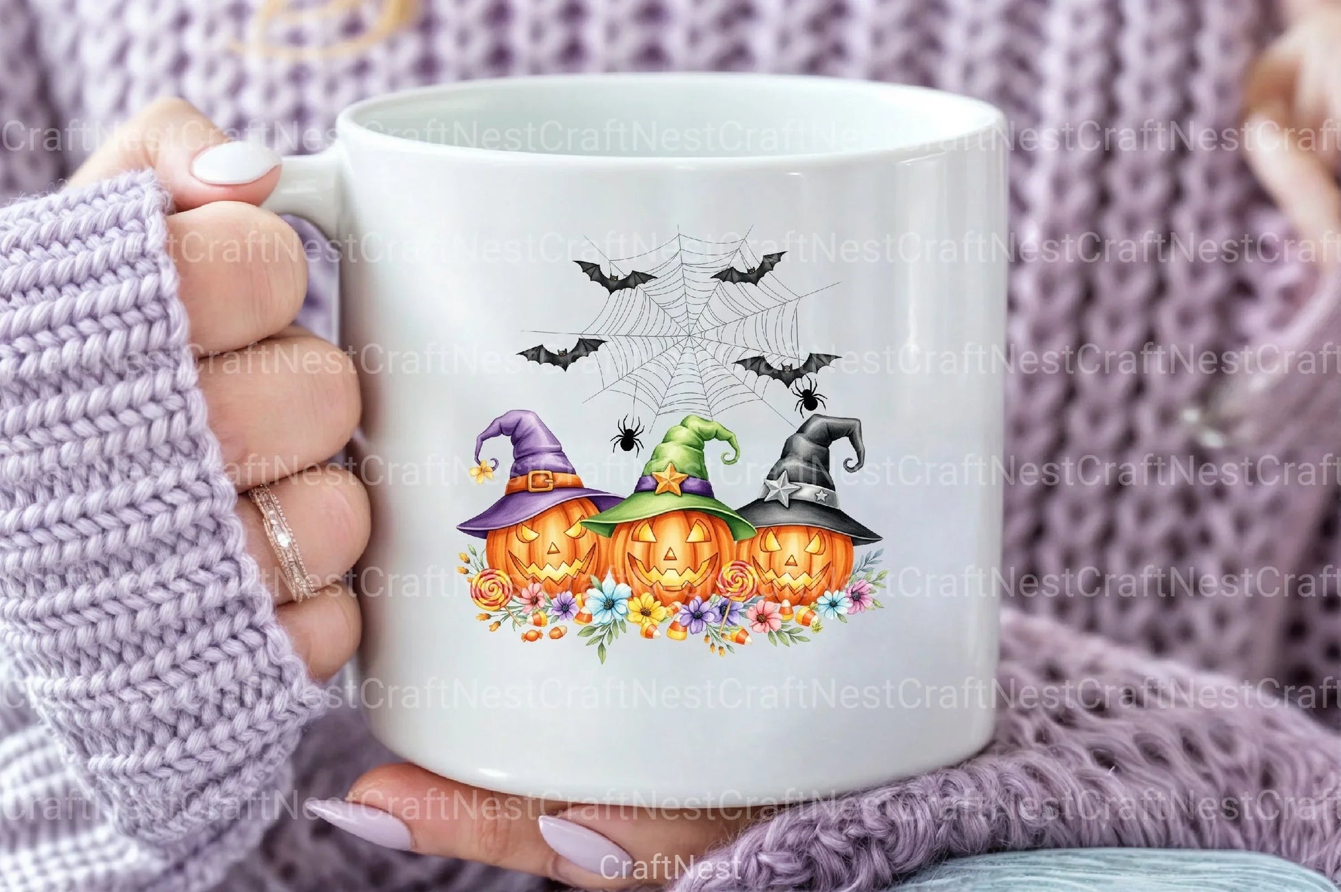 Halloween Pumpkin Embroidery Clipart Bundle - CraftNest - Digital Crafting and Art