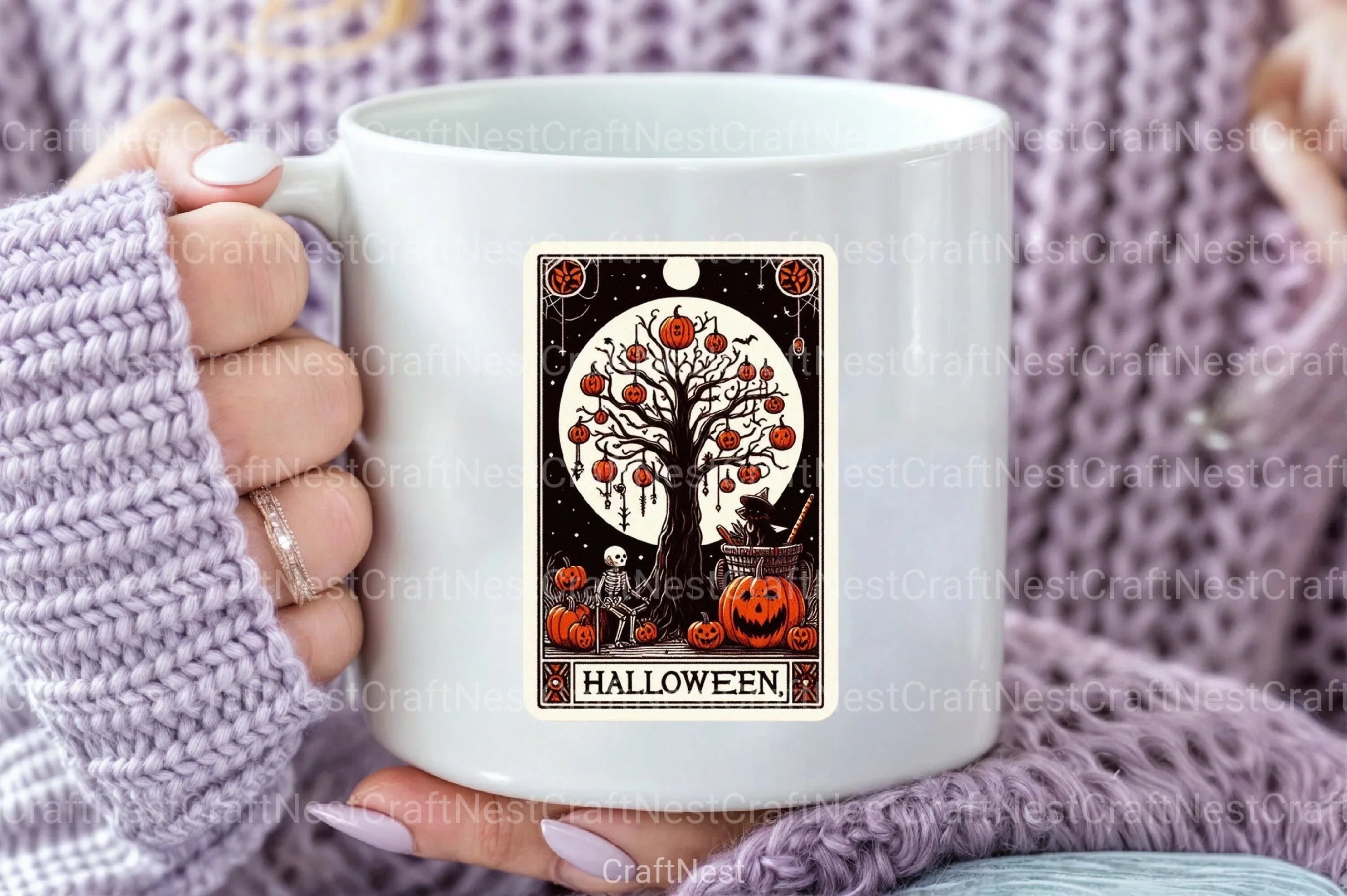 Halloween Tarot Card Clipart Bundle 16 - CraftNest - Digital Crafting and Art