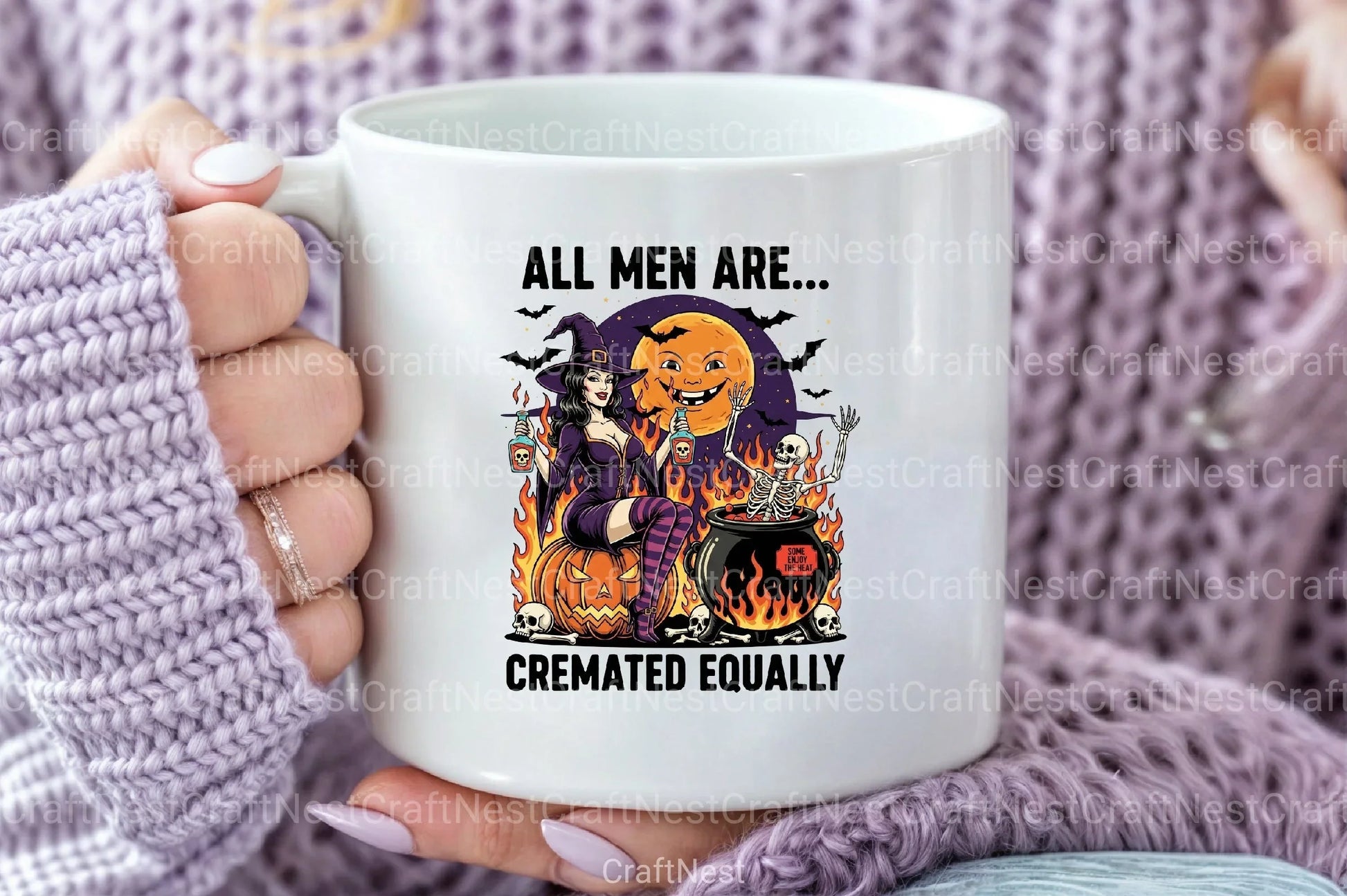 Feminist Witch Funny Spooky Clipart Bundle - CraftNest - Digital Crafting and Art