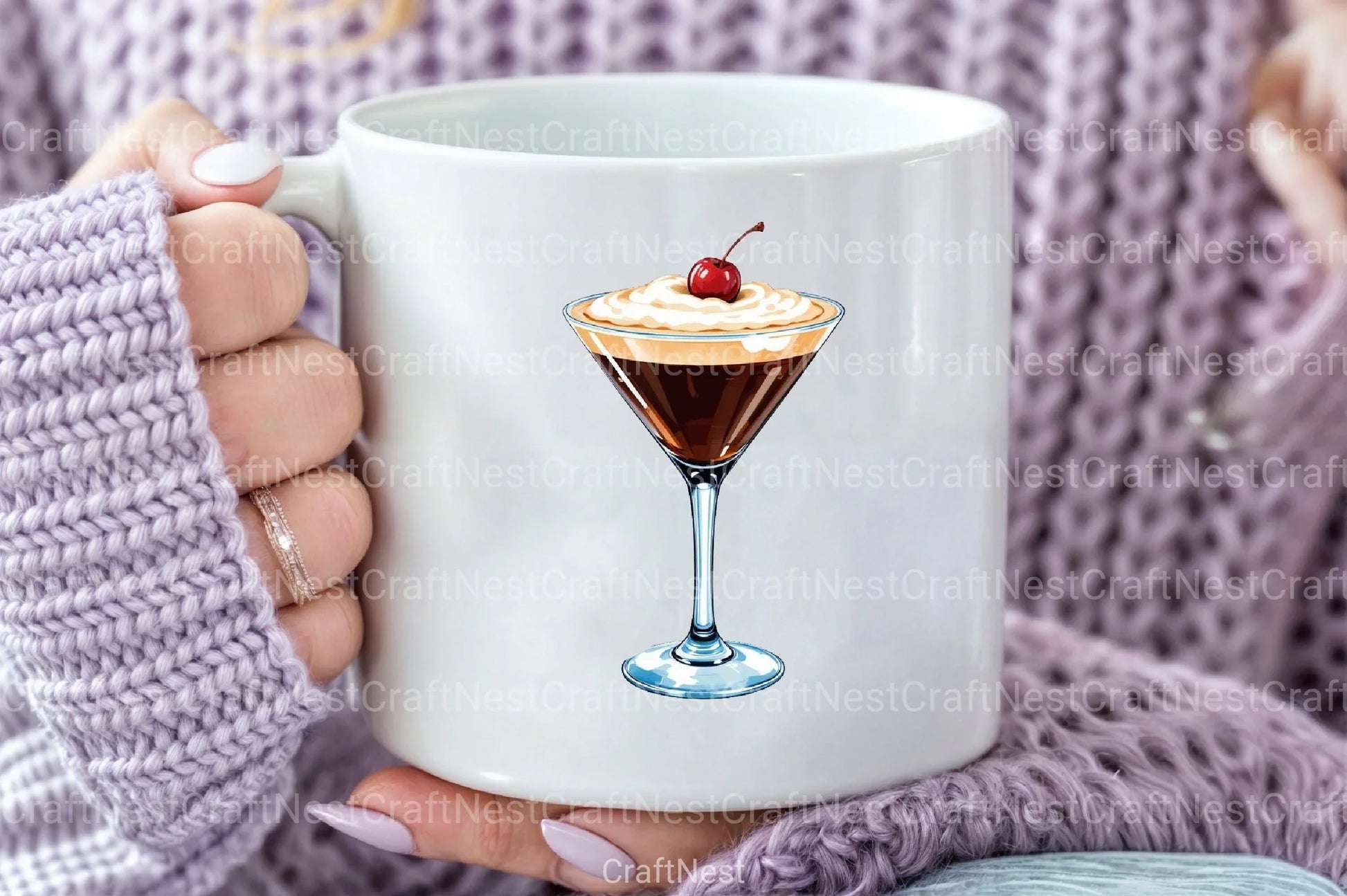 Espresso Martini Retro Design Clipart Bundle - CraftNest - Digital Crafting and Art