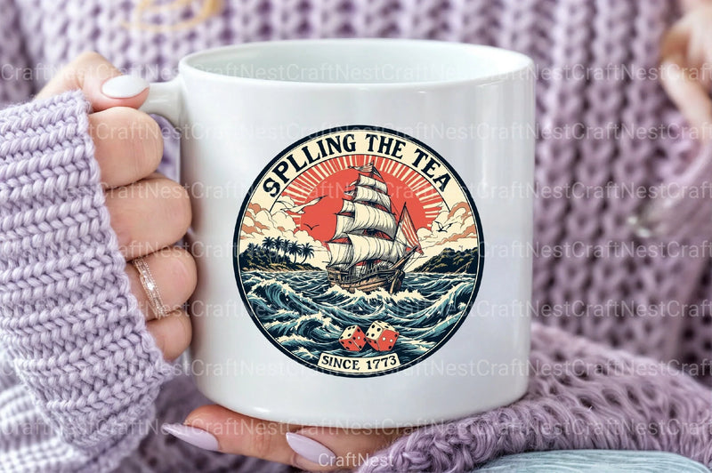 Spilling The Tea Since 1773: 4th of July Clipart Bundle - CraftNest - Digital Crafting and Art