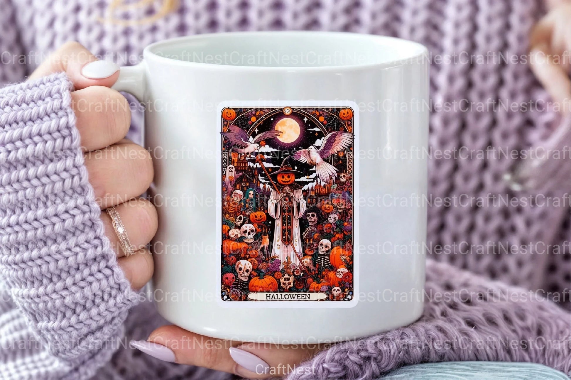 Halloween Tarot Card Clipart Bundle 14 - CraftNest - Digital Crafting and Art