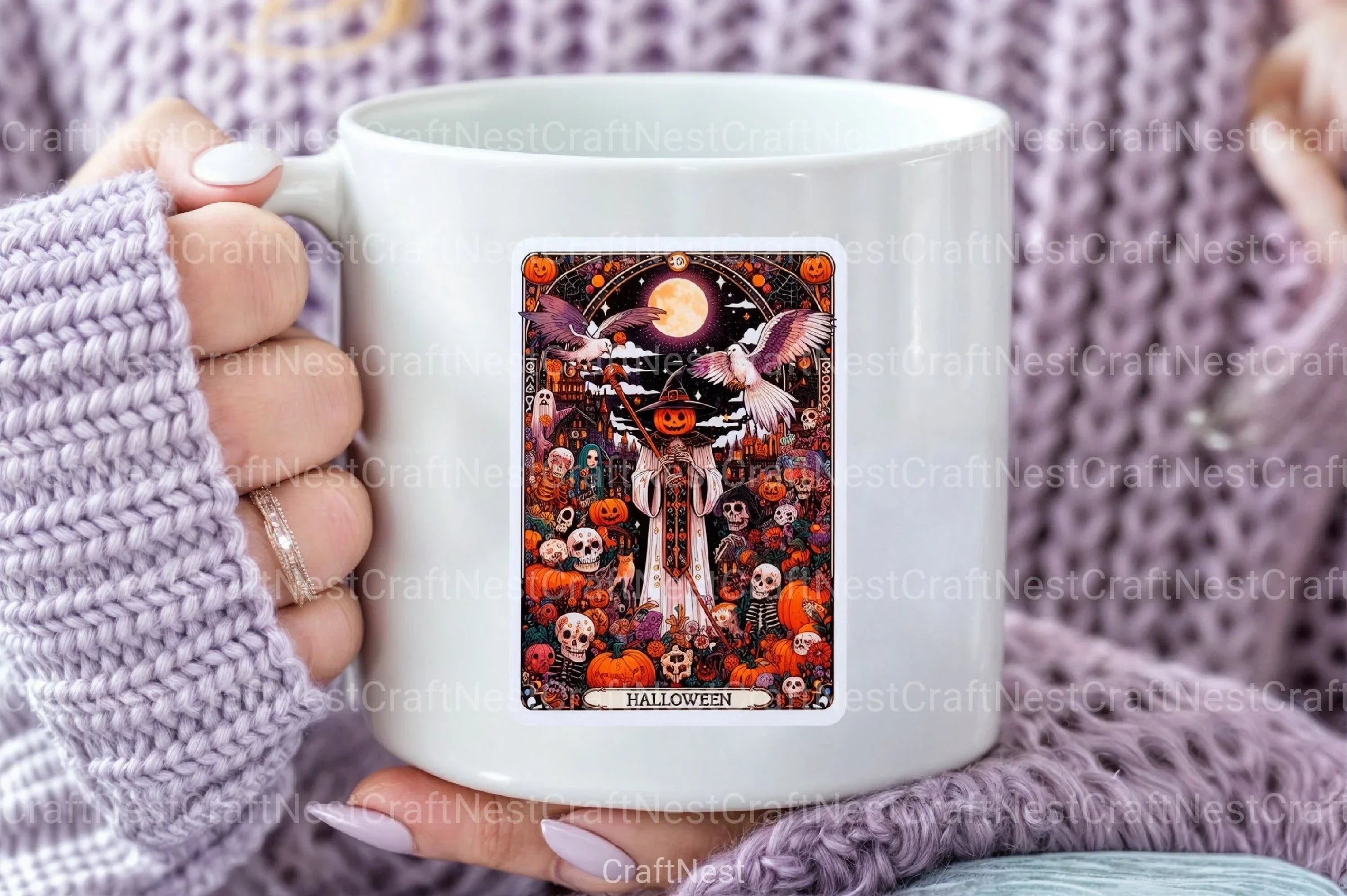 Halloween Tarot Card Clipart Bundle 14 - CraftNest - Digital Crafting and Art