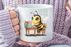 Back to School Bee Clipart Bundle 8 - CraftNest - Digital Crafting and Art