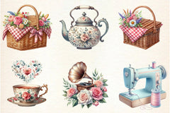 Retro Mother's Day Clipart Bundle - CraftNest - Digital Crafting and Art