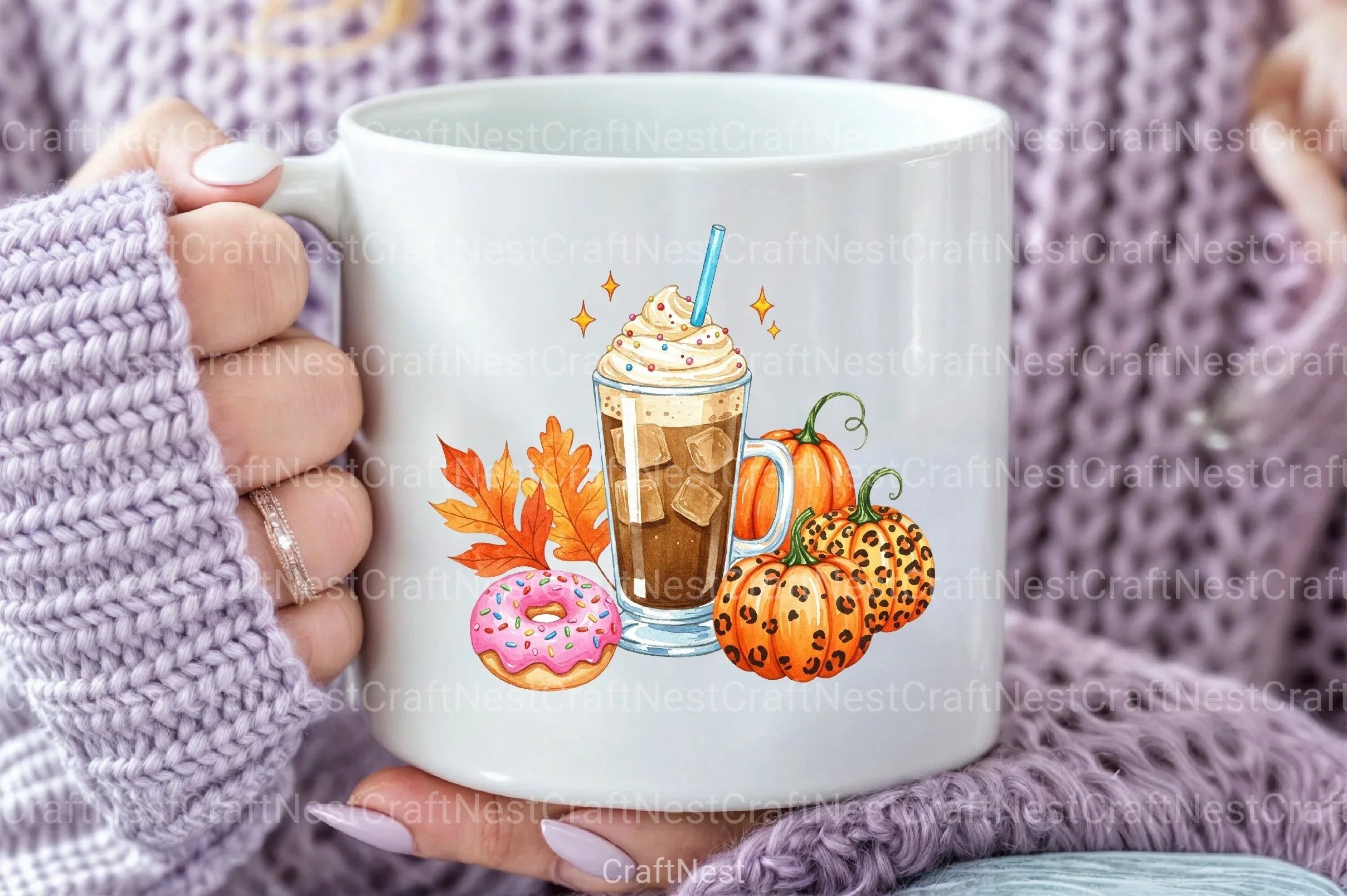 Pumpkin Spice Clipart Bundle - CraftNest - Digital Crafting and Art