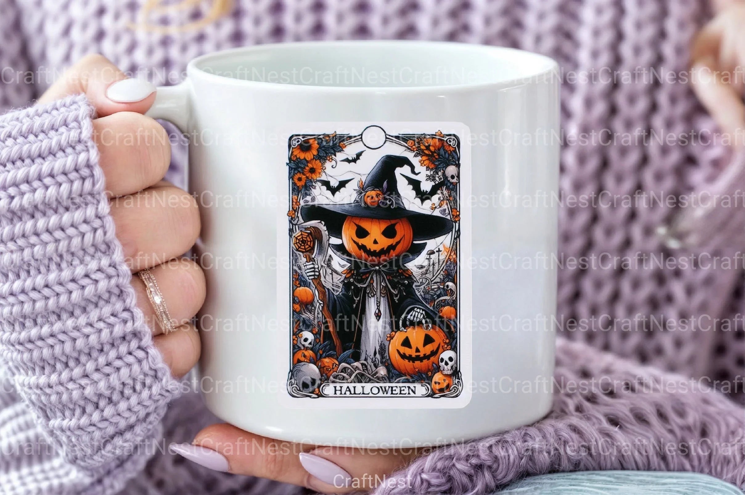Halloween Tarot Card Clipart Bundle 28 - CraftNest - Digital Crafting and Art