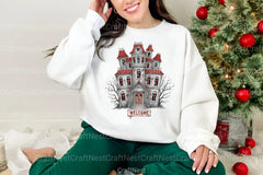 Haunted House Illustration Art Clipart Bundle - CraftNest - Digital Crafting and Art