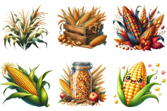 Corn Clipart Bundle - CraftNest - Digital Crafting and Art