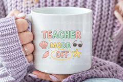 Teacher Summer Mode Off Clipart Bundle - CraftNest - Digital Crafting and Art