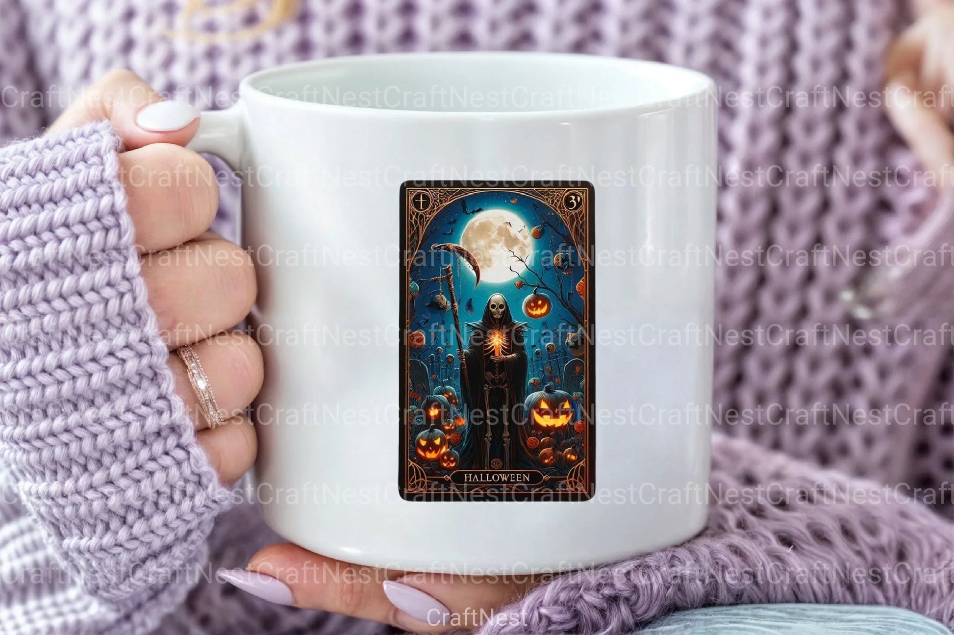 Halloween Tarot Card Clipart Bundle 78 - CraftNest - Digital Crafting and Art