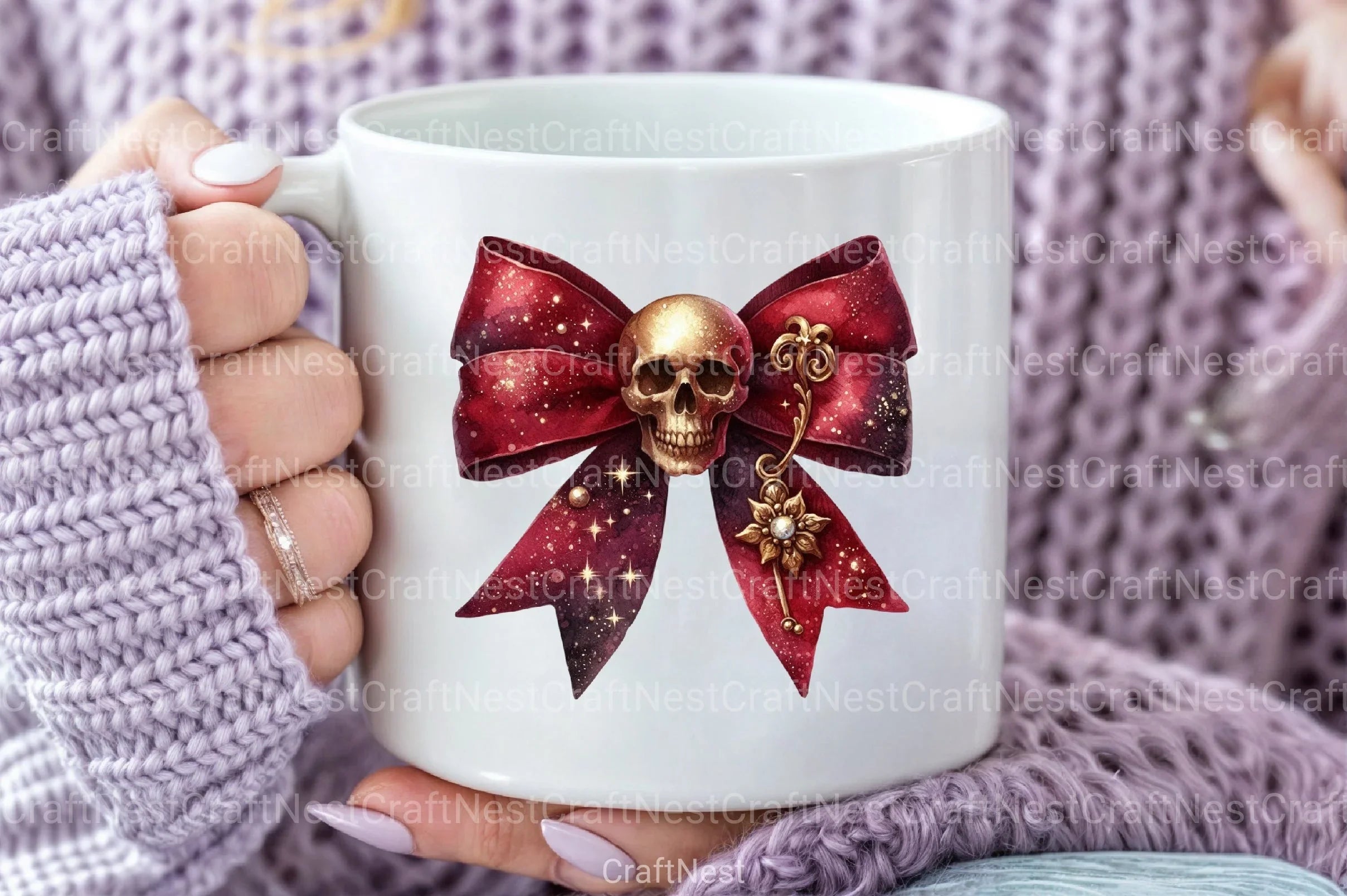 Halloween Coquette Bow Clipart Bundle 9 - CraftNest - Digital Crafting and Art