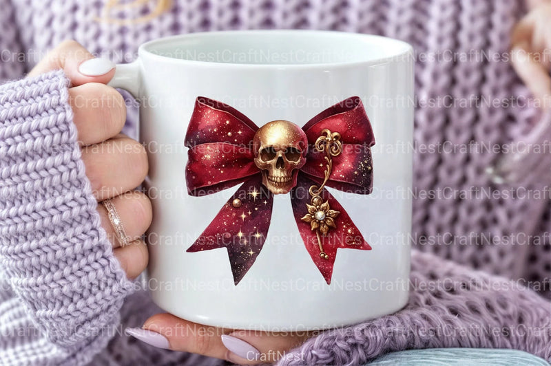 Halloween Coquette Bow Clipart Bundle 9 - CraftNest - Digital Crafting and Art