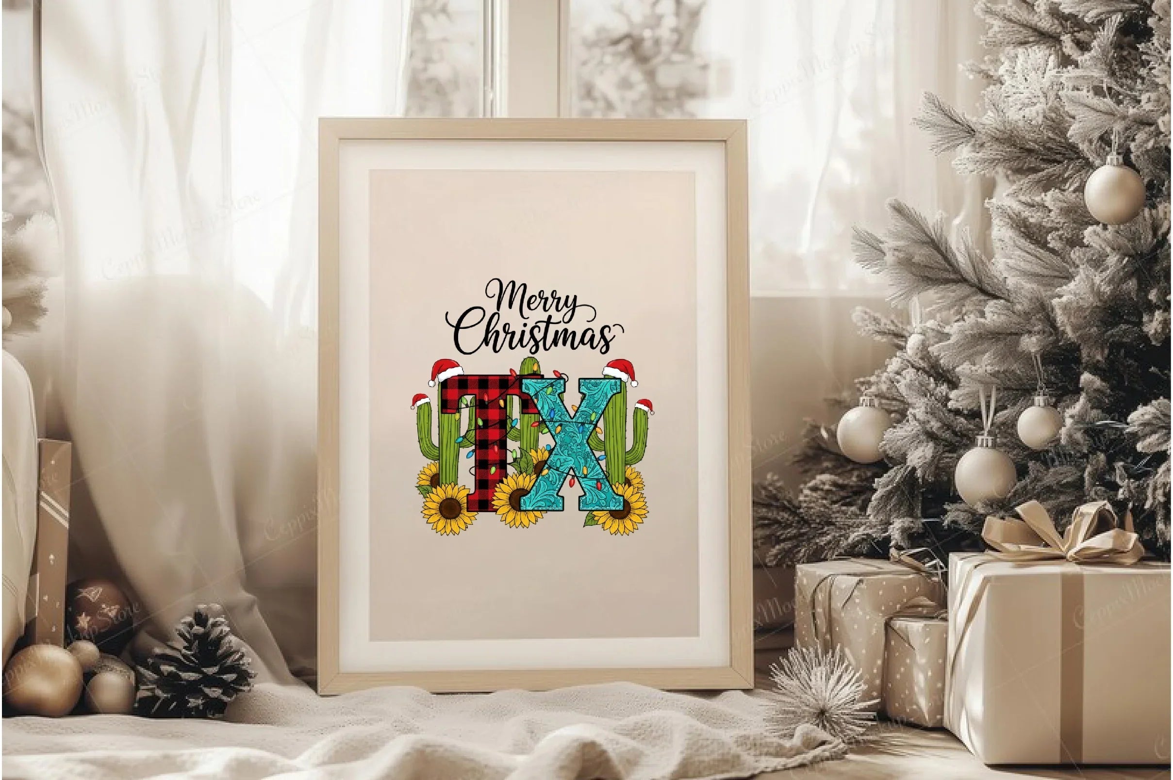 Merry Christmas Texas Clipart Bundle - CraftNest - Digital Crafting and Art