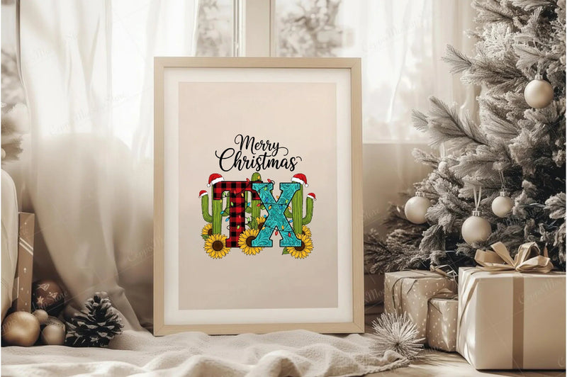 Merry Christmas Texas Clipart Bundle - CraftNest - Digital Crafting and Art