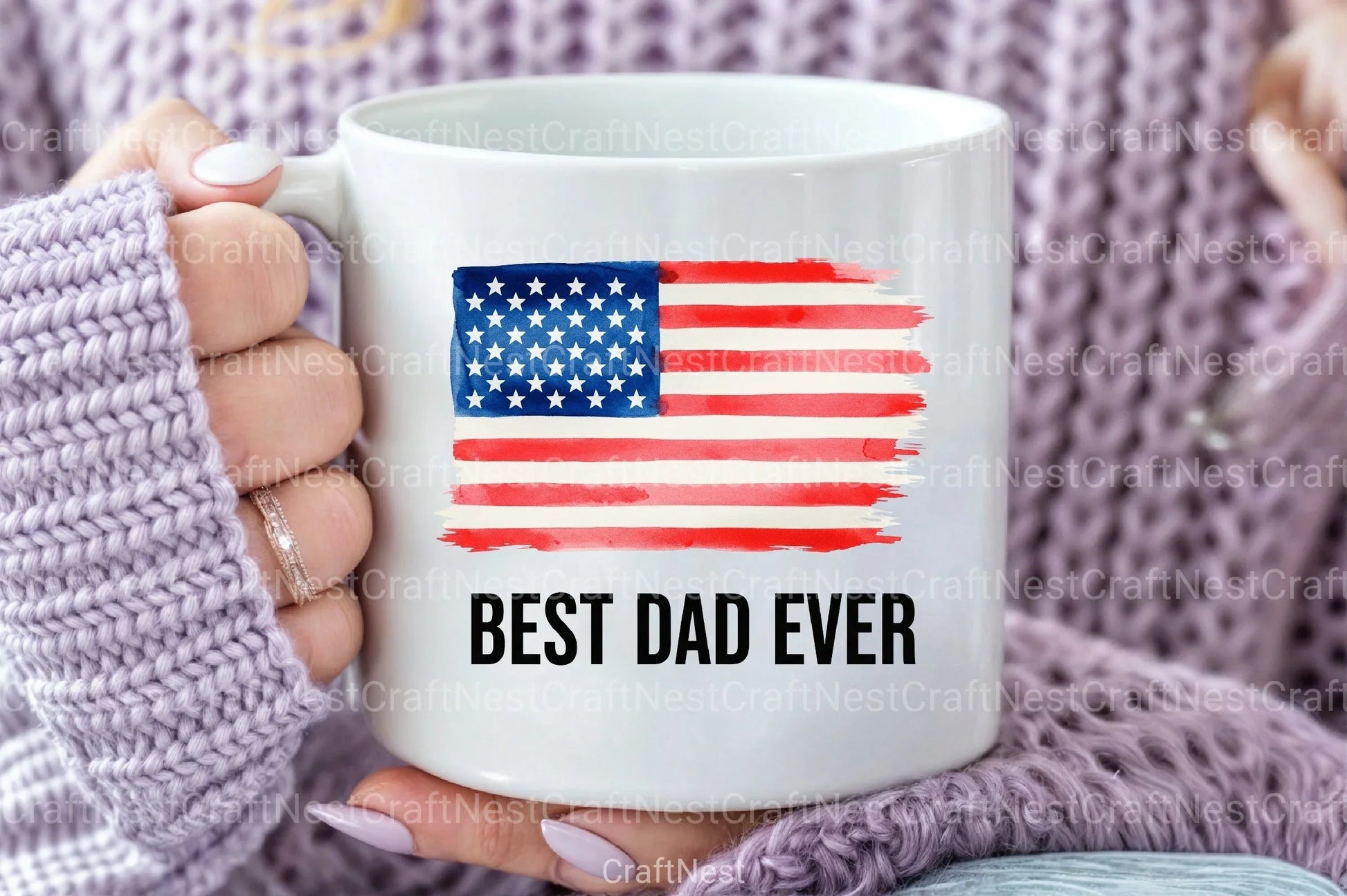 Patriotic Best Dad Ever Clipart Bundle 3 - CraftNest - Digital Crafting and Art