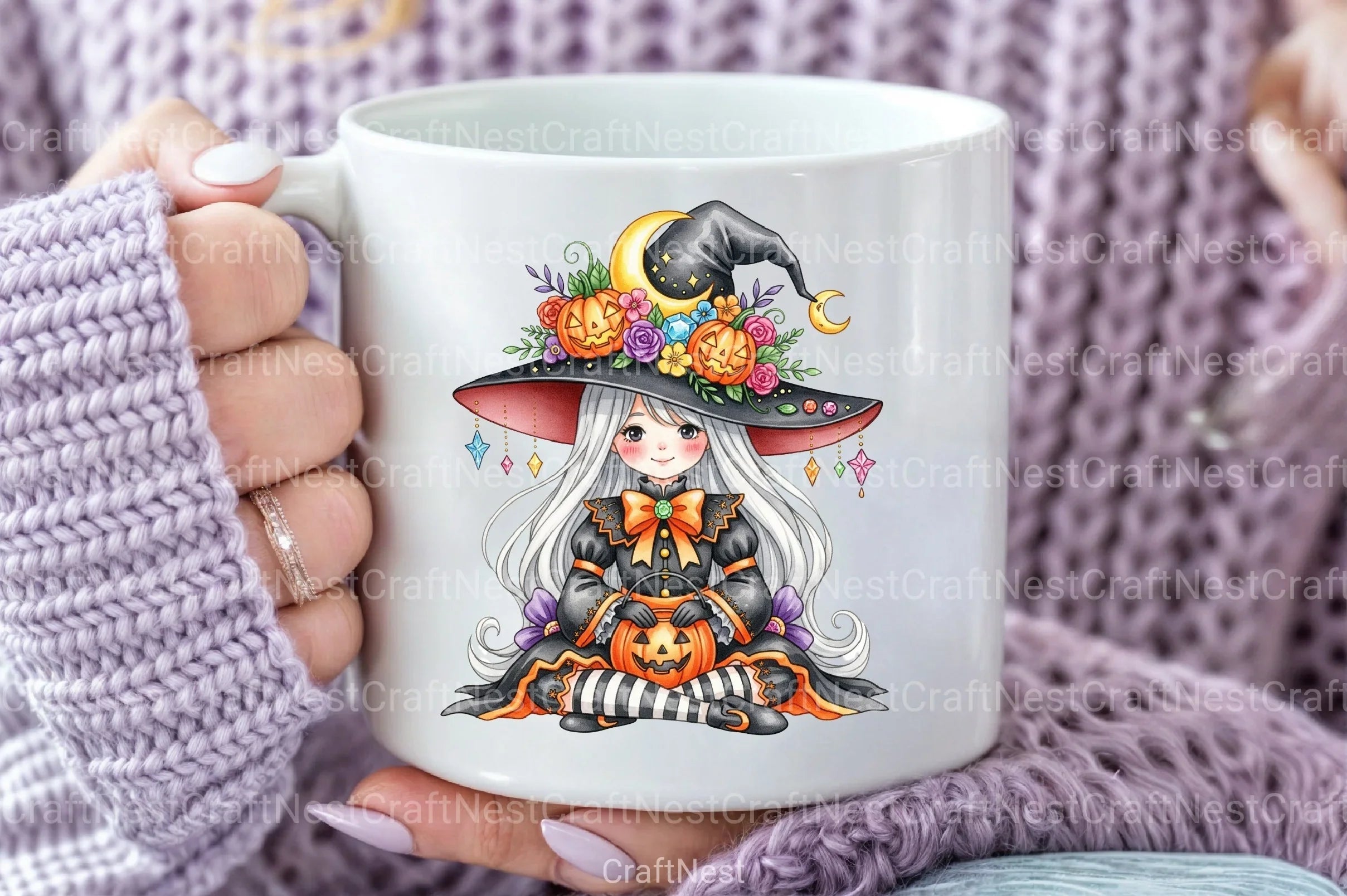 Halloween Cute Clipart Bundle - CraftNest - Digital Crafting and Art