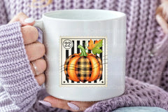 Pumpkin Postage Stamp Clipart Bundle 7 - CraftNest - Digital Crafting and Art