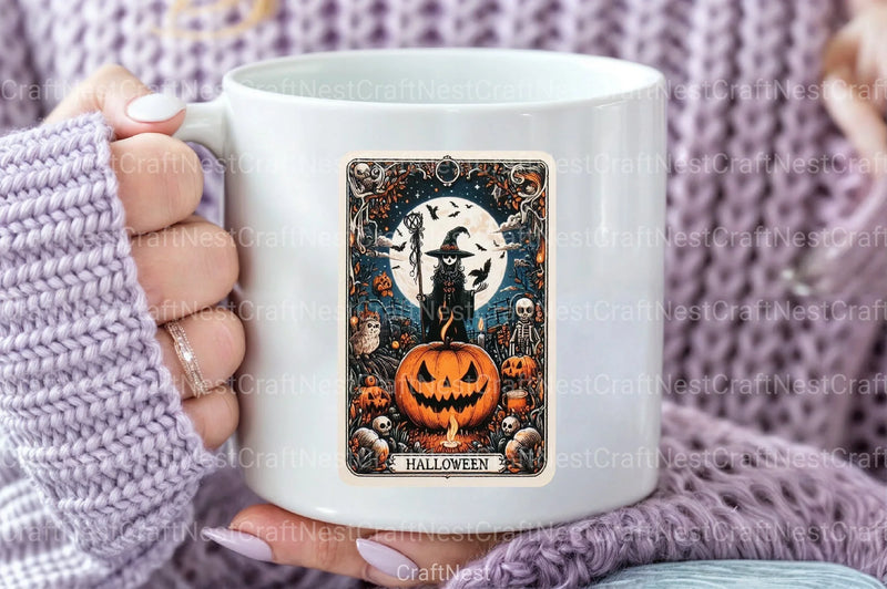 Halloween Tarot Card Clipart Bundle 55 - CraftNest - Digital Crafting and Art