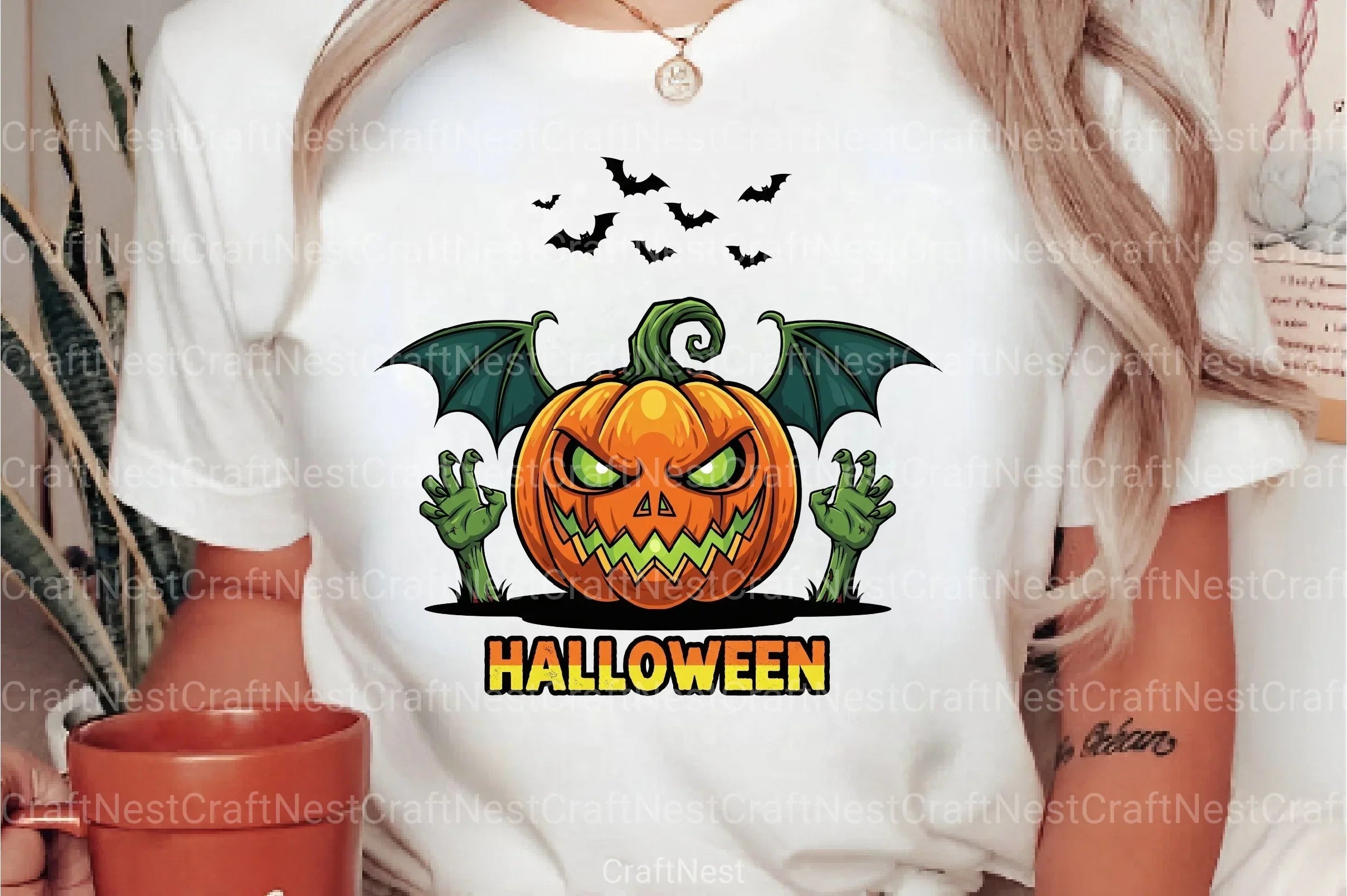 Spooky & Cute Halloween Clipart Bundle - CraftNest - Digital Crafting and Art