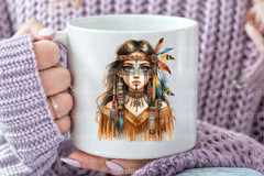 Tribal Boho Girl Clipart Bundle 11 - CraftNest - Digital Crafting and Art