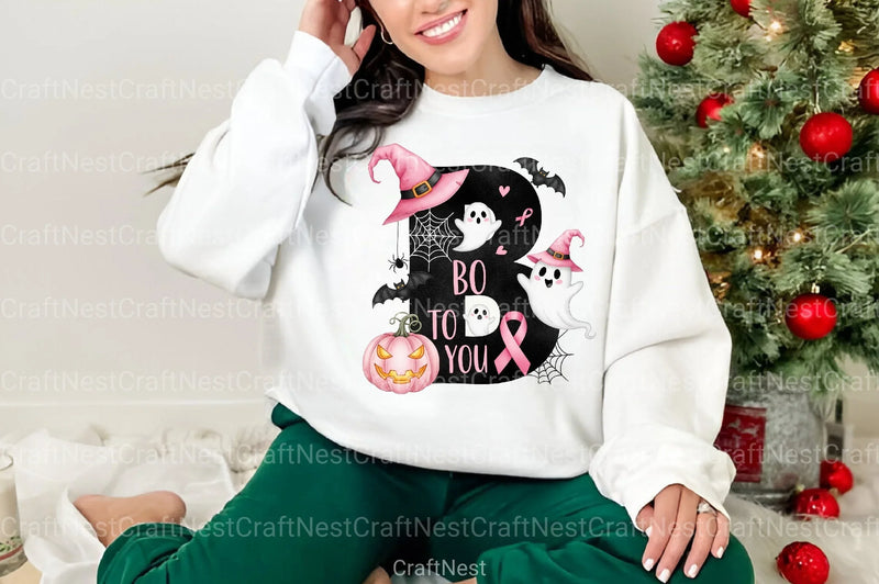 Halloween Breast Cancer Clipart Bundle 28 - CraftNest - Digital Crafting and Art