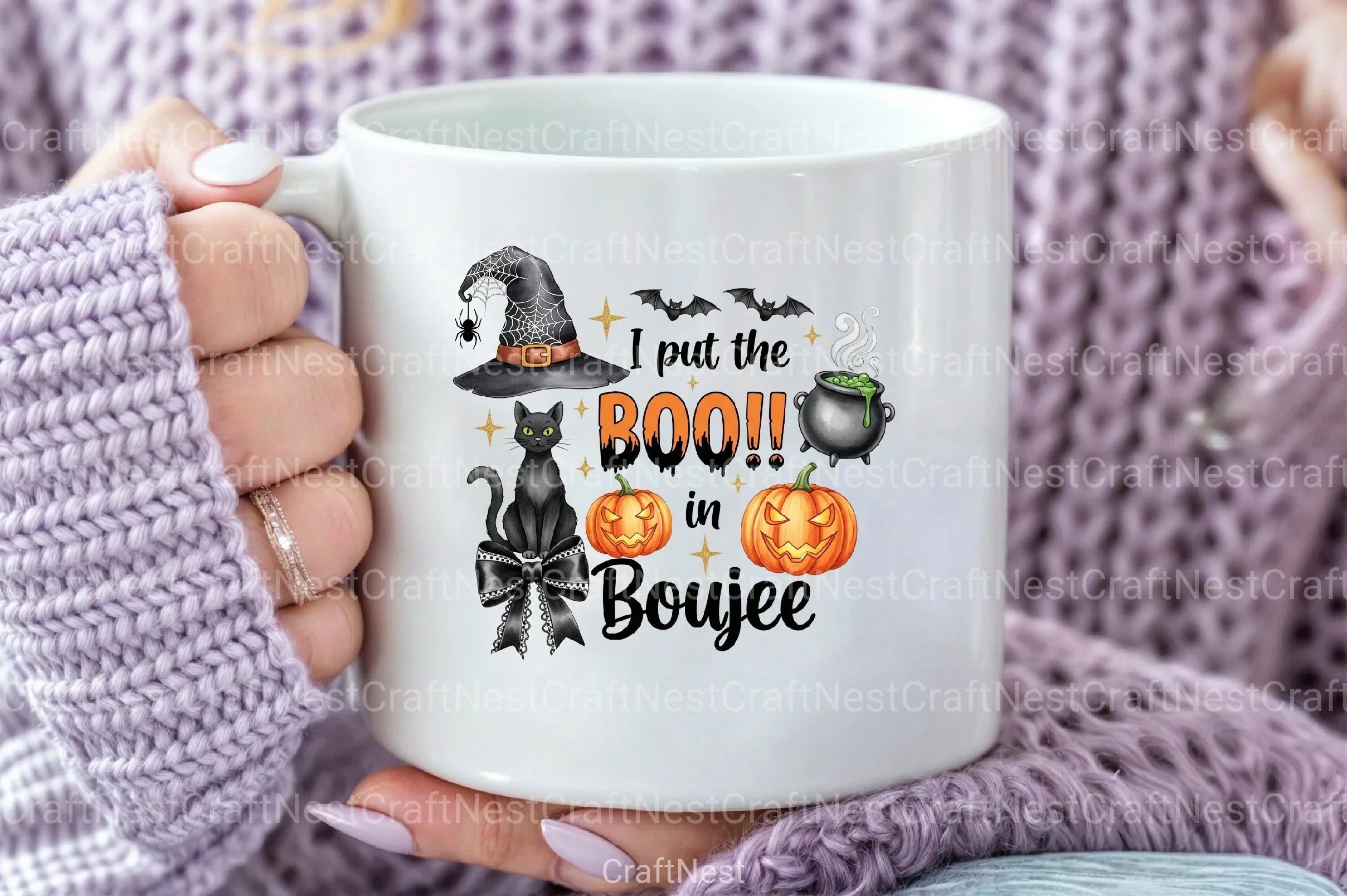 Boo in Boujee Coquette Clipart Bundle - CraftNest - Digital Crafting and Art