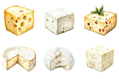 Cheese Clipart Bundle - CraftNest - Digital Crafting and Art