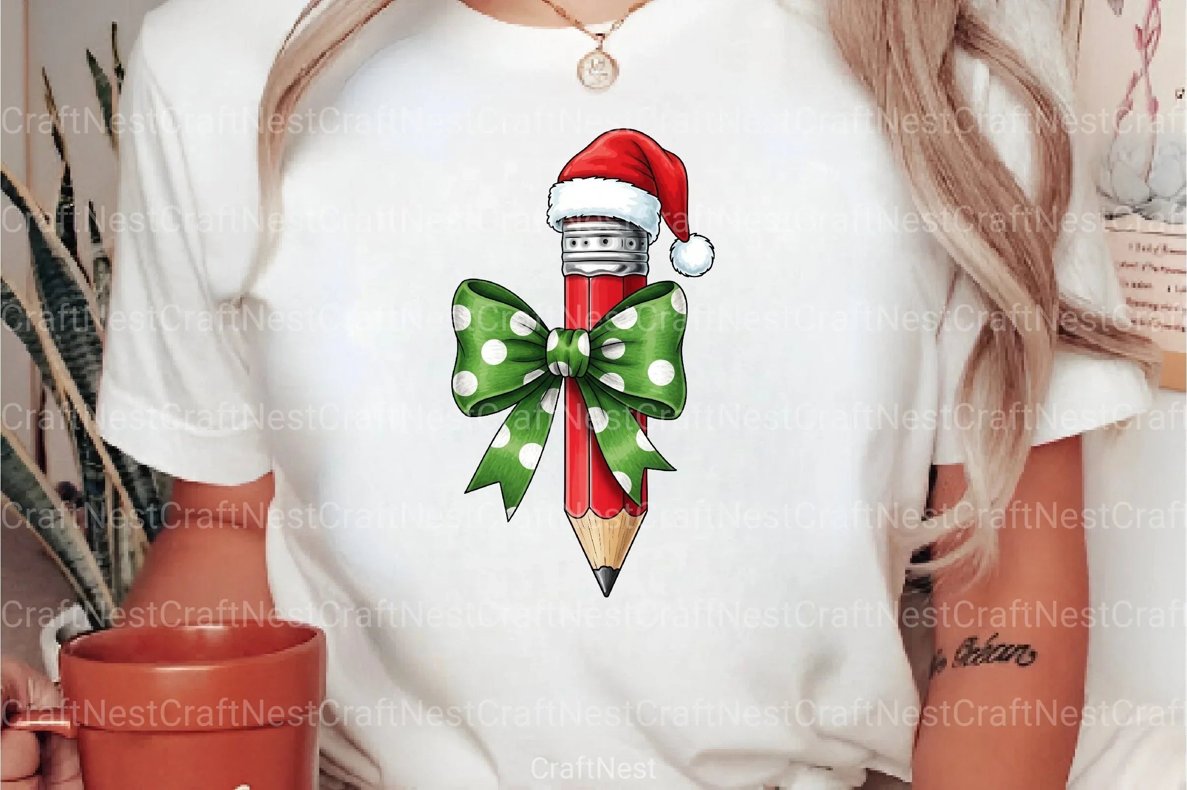 Christmas Pencil Clipart Bundle - CraftNest - Digital Crafting and Art