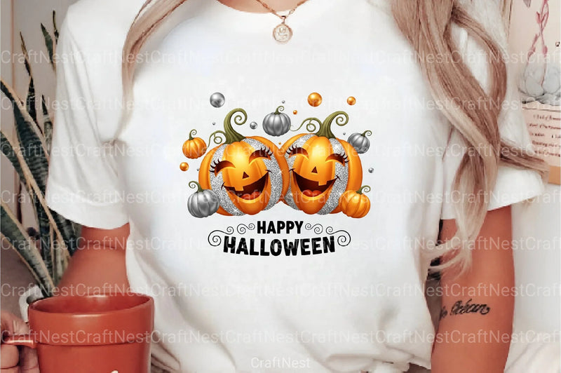 Happy Halloween Pumpkin Clipart Bundle - CraftNest - Digital Crafting and Art