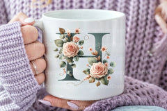 Floral Alphabet Clipart Bundle 18 - CraftNest - Digital Crafting and Art