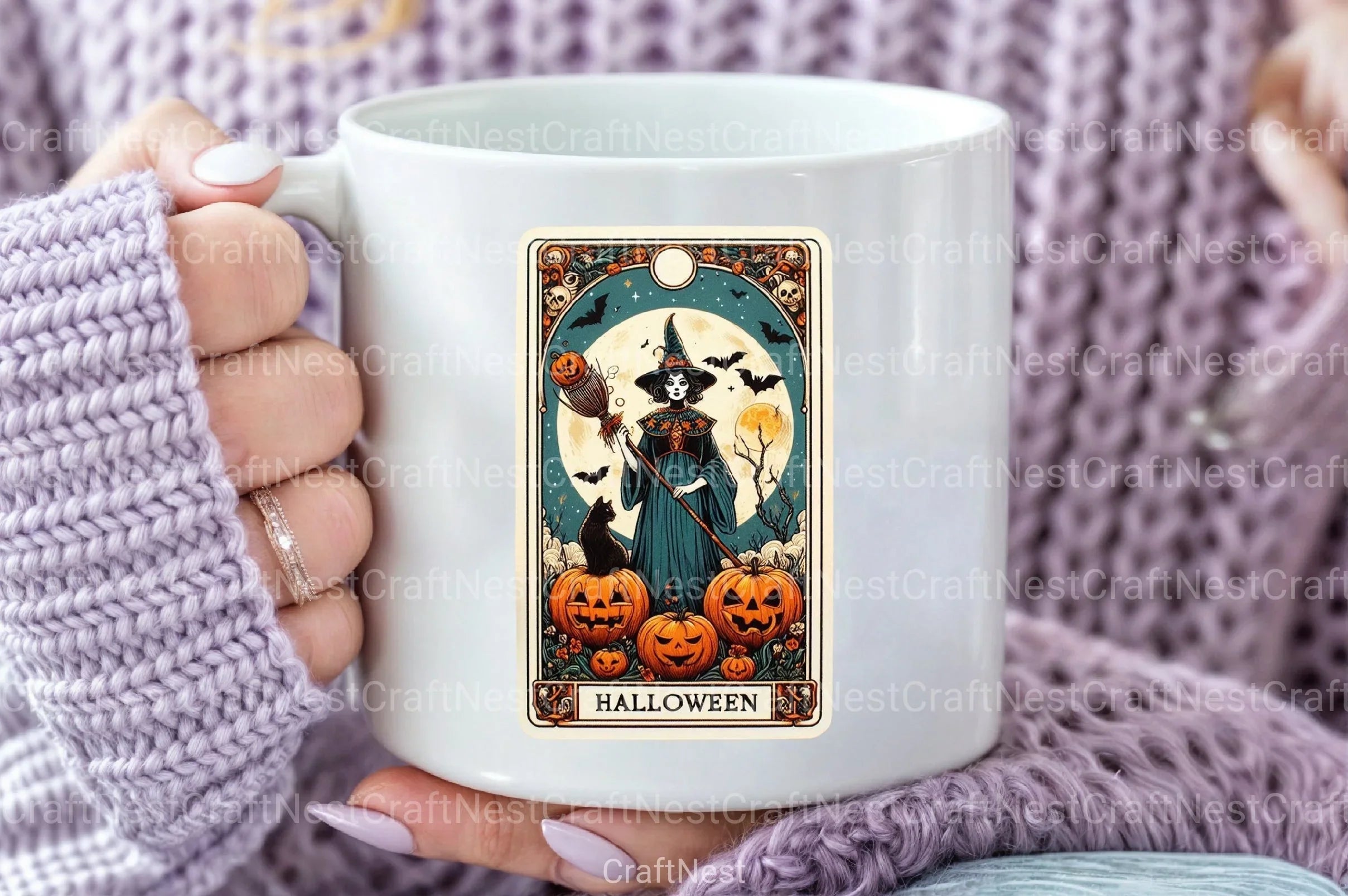 Halloween Tarot Card Clipart Bundle 13 - CraftNest - Digital Crafting and Art
