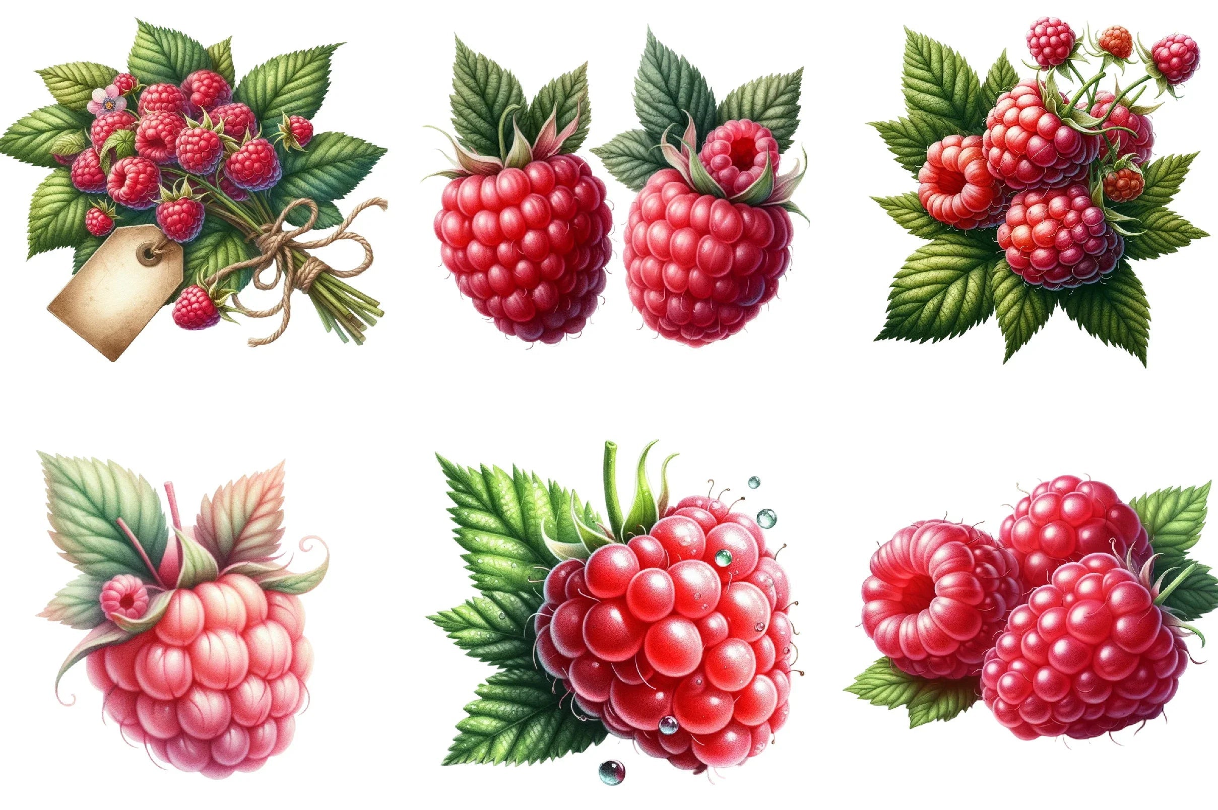 Raspberry Clipart Bundle - CraftNest - Digital Crafting and Art