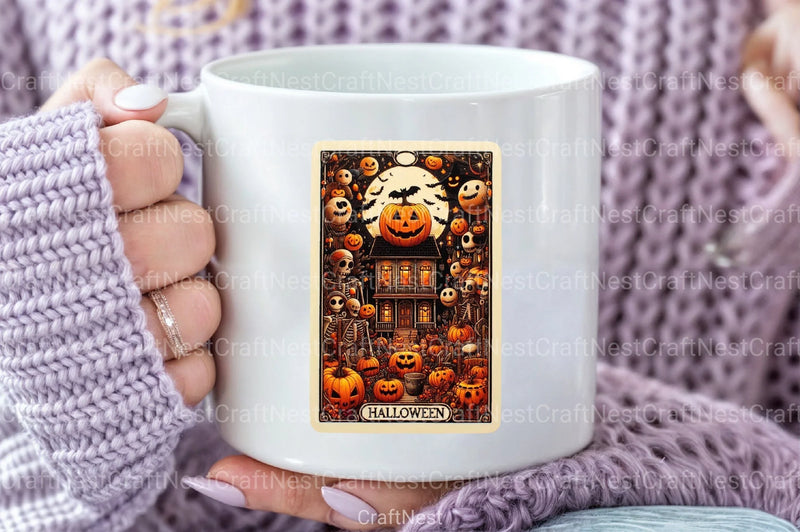 Halloween Tarot Card Clipart Bundle 25 - CraftNest - Digital Crafting and Art