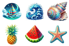 Summer Clipart Bundle - CraftNest - Digital Crafting and Art