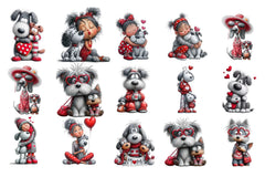 Valentine Dog Mom Clipart Bundle - CraftNest - Digital Crafting and Art