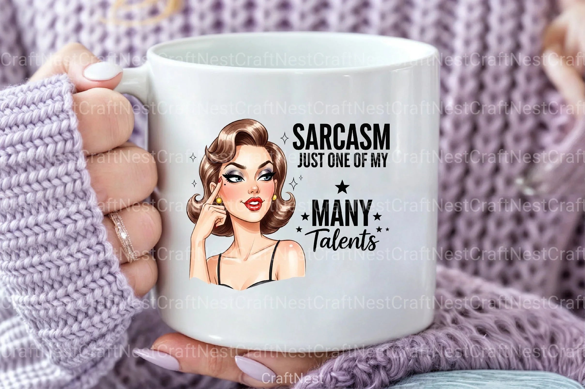 Sarcastic Funny Girl Can't Adult Today Clipart Bundle 4 - CraftNest - Digital Crafting and Art