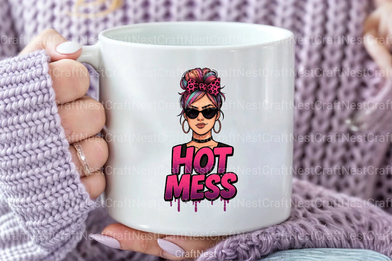 Pink Glitter Leopard Print Mom Clipart Bundle 4 - CraftNest - Digital Crafting and Art