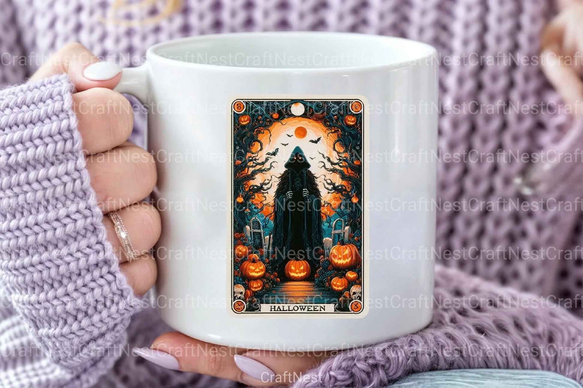 Halloween Tarot Card Clipart Bundle 5 - CraftNest - Digital Crafting and Art
