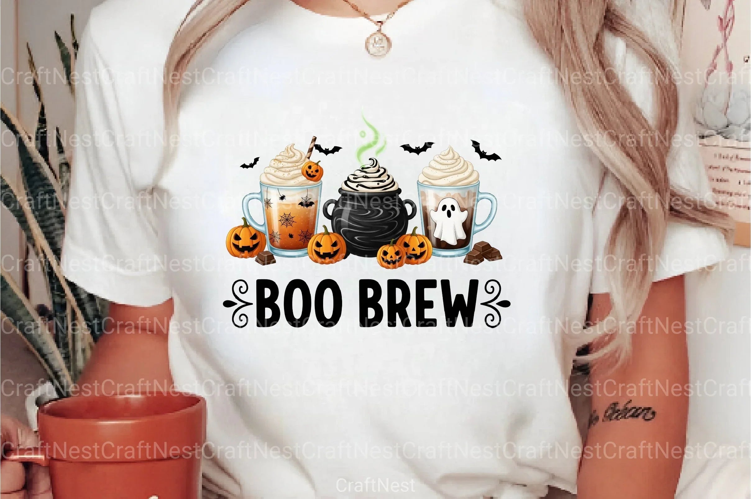 Halloween Coffee Boo Brew Clipart Bundle - CraftNest - Digital Crafting and Art