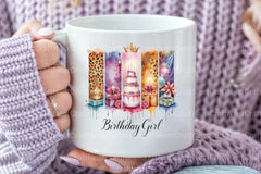 Brushstroke Birthday Girl Clipart Bundle - CraftNest - Digital Crafting and Art