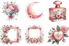 Pink Mother's Day Clipart Bundle - CraftNest - Digital Crafting and Art