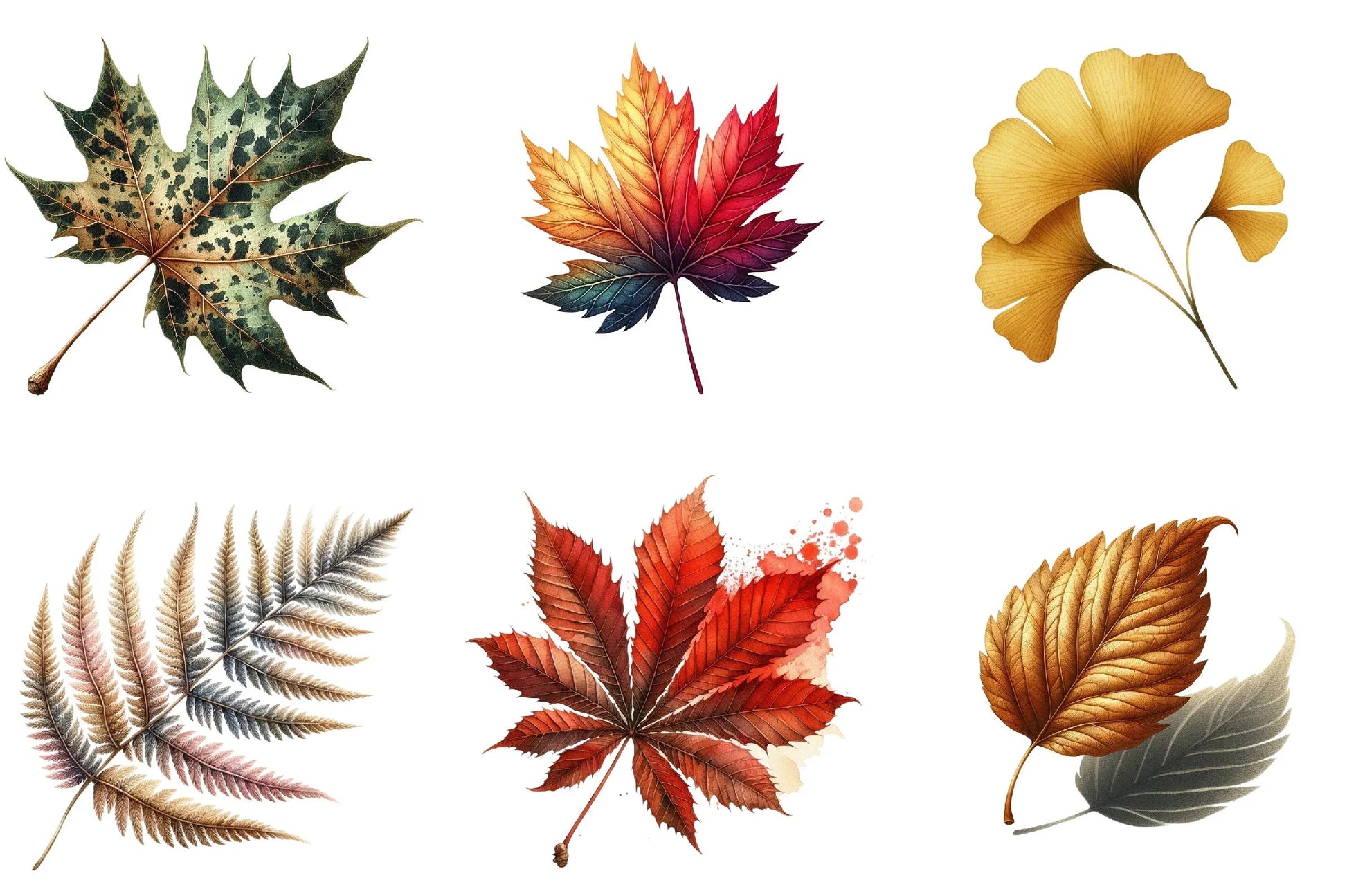 Autumn Leaf Clipart Bundle - CraftNest - Digital Crafting and Art